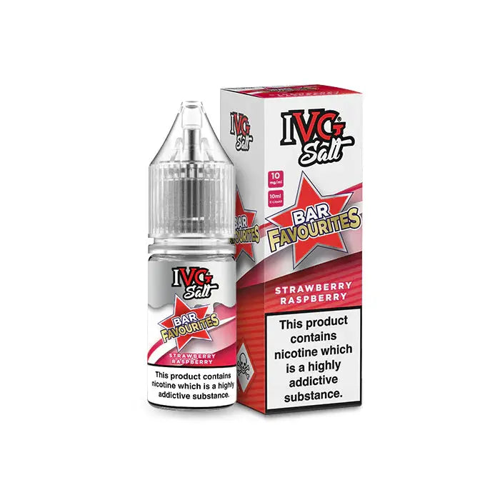 Strawberry Raspberry Nic Salt E-Liquid by IVG Bar Salt Favourites