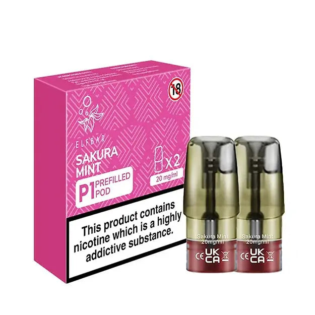 Sakura Mint Elf Bar Mate P1 Prefilled Pod
