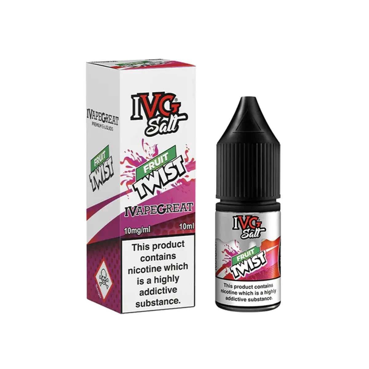 Fruit Twist Nic Salt E-Liquid by IVG Drinks
