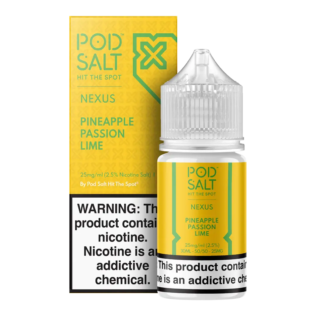 Pineapple Passion Lime Nic Salt E-Liquid by Pod Salt Nexus
