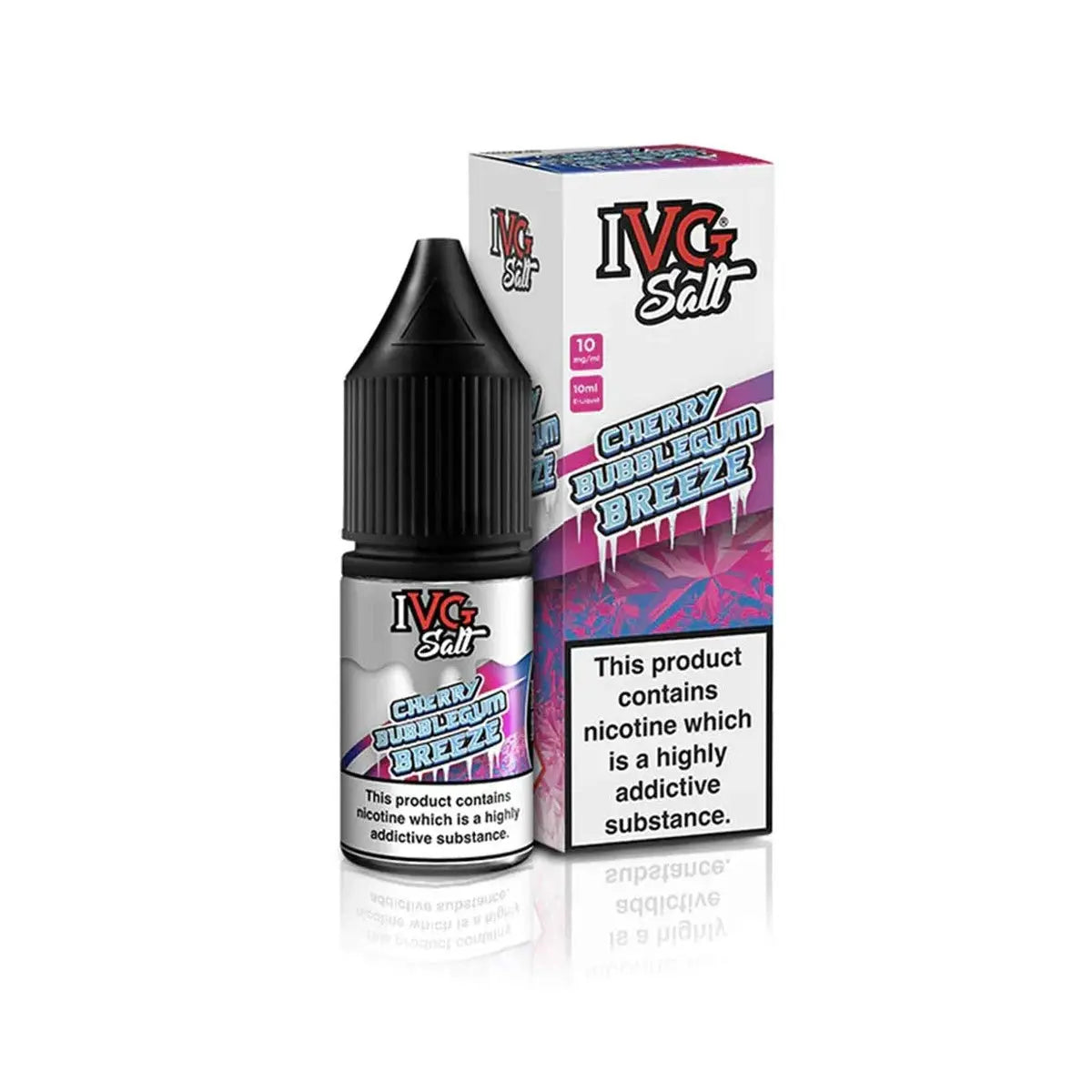 Cherry Bubblegum Breeze Nic Salt E-Liquid by IVG Sub Zero Range