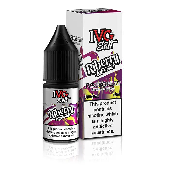 Riberry Lemonade Nic Salt E-Liquid by IVG Mixer