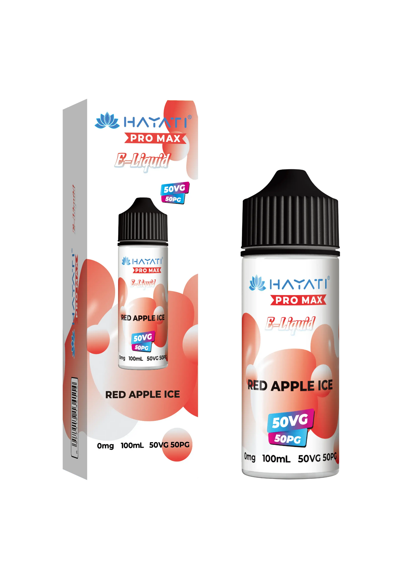 Hayati Pro Max Eliquid 50/50 - Red Apple Ice - 100ml