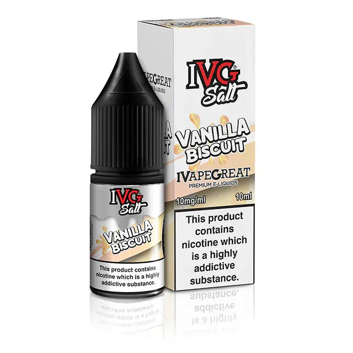 Vanilla Biscuit Nic Salt E-Liquid by IVG