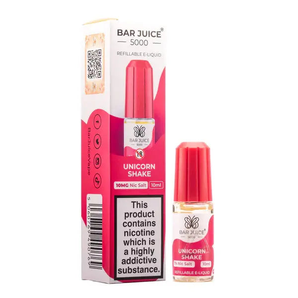 Unicorn Shake Nic Salt E-Liquid by Bar Juice 5000