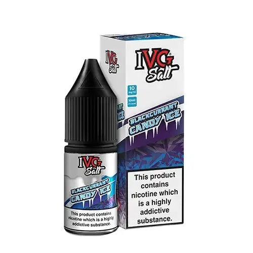 Blackcurrant Candy Ice Nic Salt E-Liquid by IVG Sub Zero Range