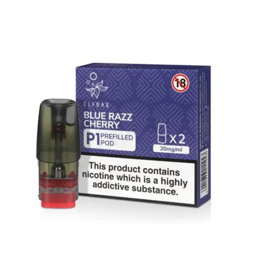 Blue Razz Cherry Elf Bar Mate P1 Prefilled Pod