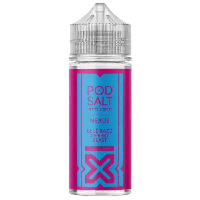 Blue Razz Cherry Blast Nic Salt E-Liquid by Pod Salt Nexus