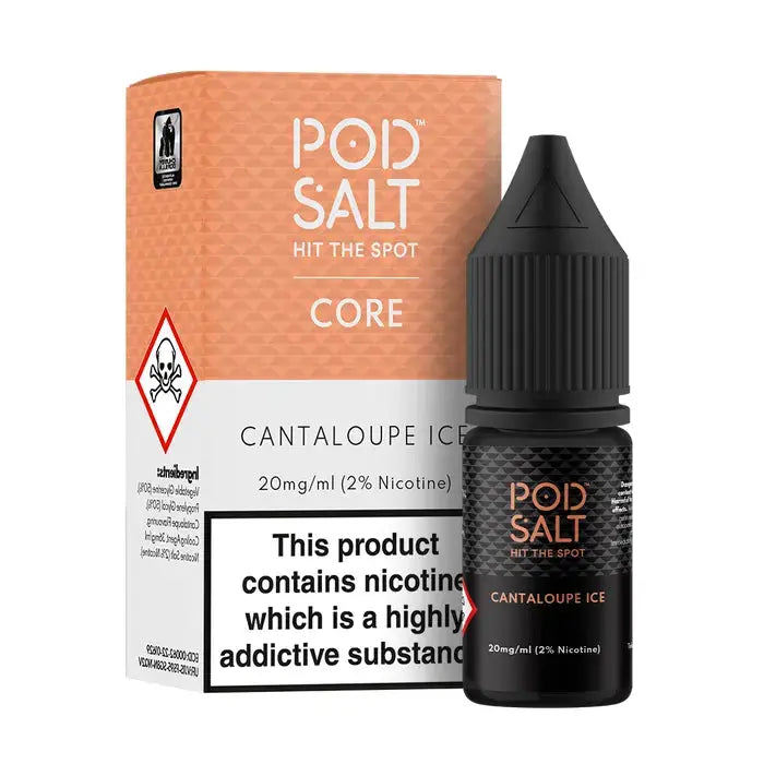 Cantaloupe Ice Nic Salt E-Liquid by Pod Salt