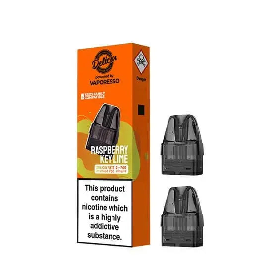 Raspberry Key Lime Vaporesso Deliciu Mate Prefilled Pods