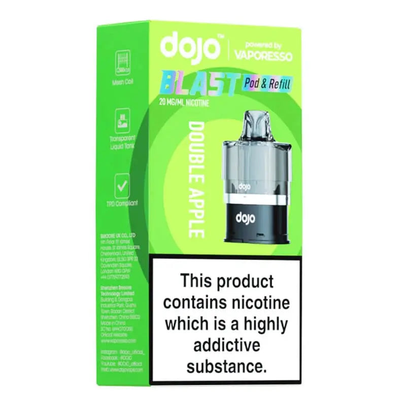 Double Apple Vaporesso Dojo Blast 6000 Prefilled Pod