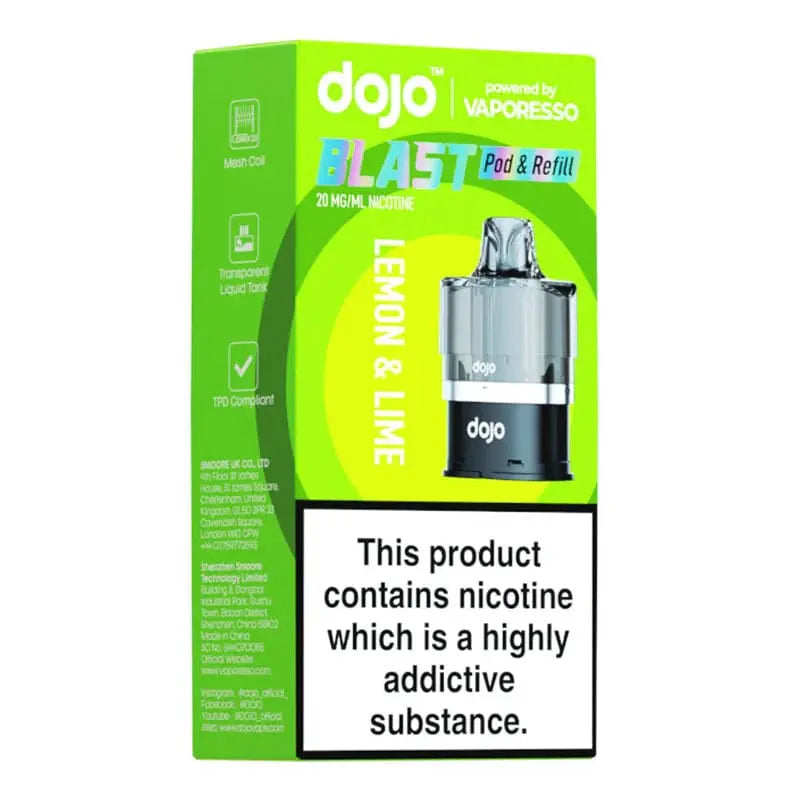 Lemon & Lime Vaporesso Dojo Blast 6000 Prefilled Pod