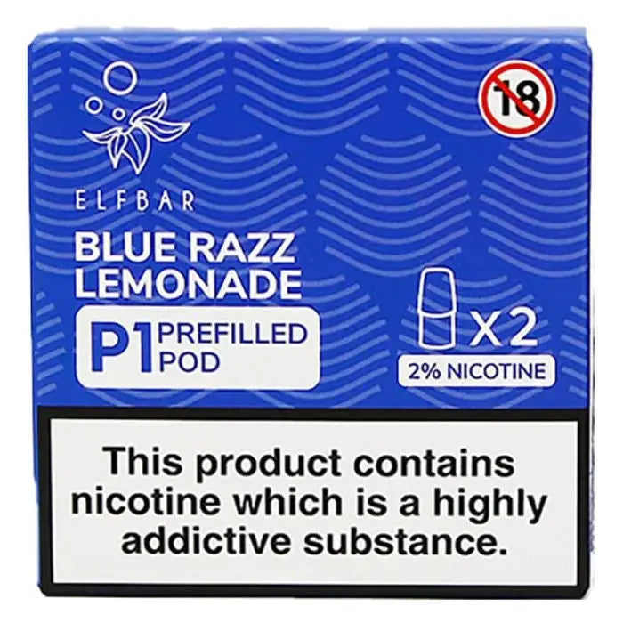 Blue Razz Lemonade Elf Bar Mate P1 Prefilled Pod