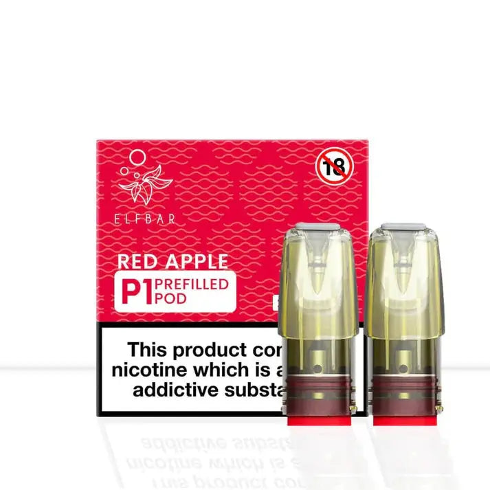 Red Apple Elf Bar Mate P1 Prefilled Pods