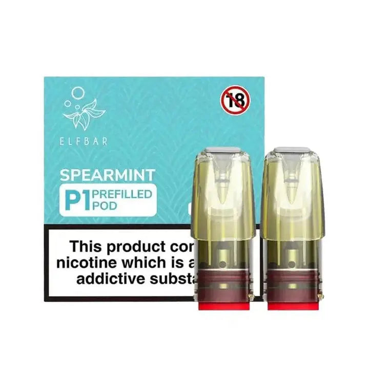 Spearmint Elf Bar Mate P1 Prefilled Pod