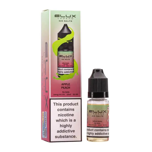 Apple Peach Nic Salt E-Liquid by Elux Legend