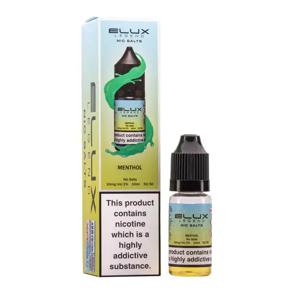 Menthol Nic Salt E-Liquid by Elux Legend