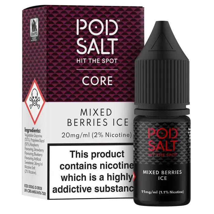 Mixed Berries Ice Nic Salt E-Liquid by Pod Salt