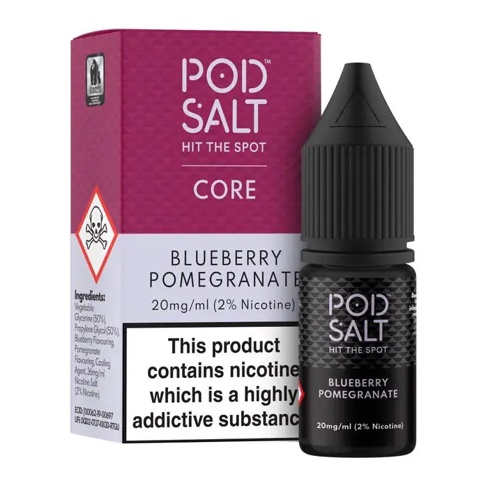 Blueberry Pomegranate Nic Salt E-Liquid by Pod Salt