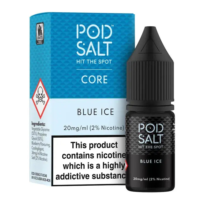 Blue Ice Nic Salt E-Liquid by Pod Salt