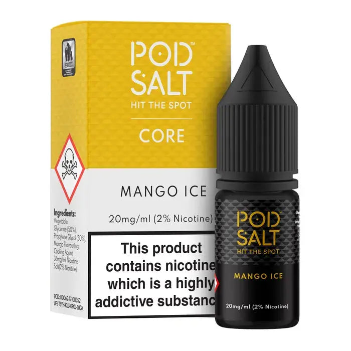 Mango Ice Nic Salt E-Liquid by Pod Salt