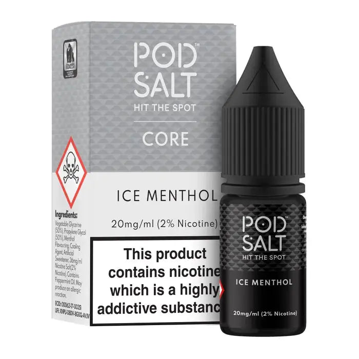 Ice Menthol Nic Salt E-Liquid by Pod Salt