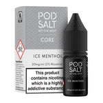 Ice Menthol Nic Salt E-Liquid by Pod Salt