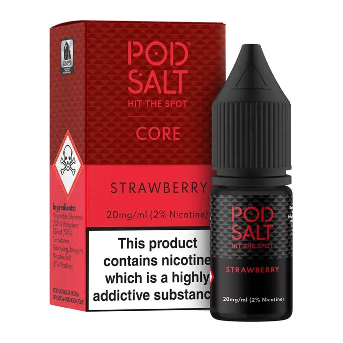 Strawberry Nic Salt E-Liquid by Pod Salt