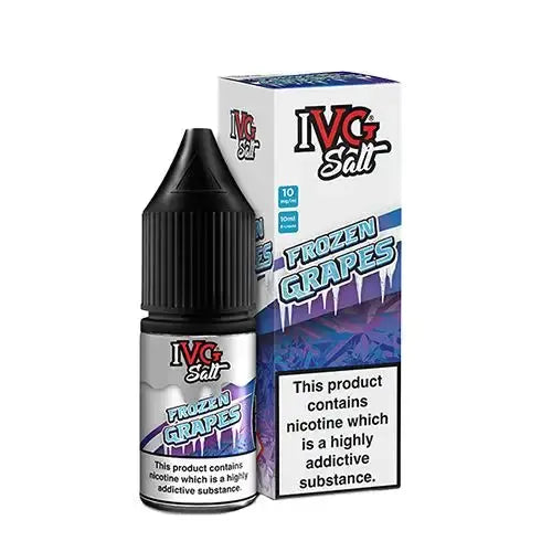 Frozen Grapes Nic Salt E-Liquid by IVG Sub Zero Range