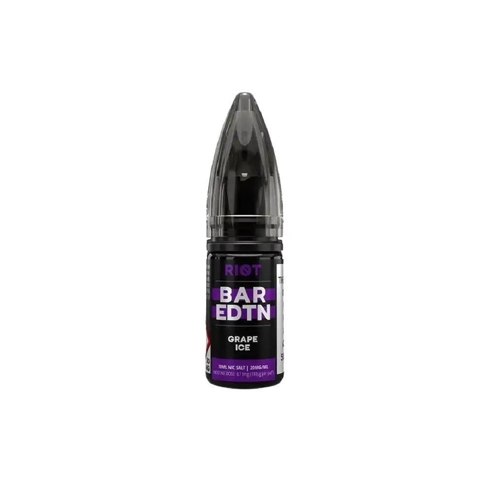 Grape Ice Nic Salt E-Liquid by Riot Bar Edition