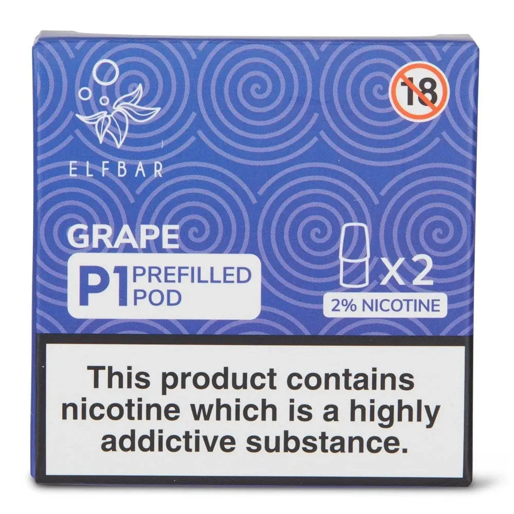 Grape Elf Bar Mate P1 Prefilled Pods