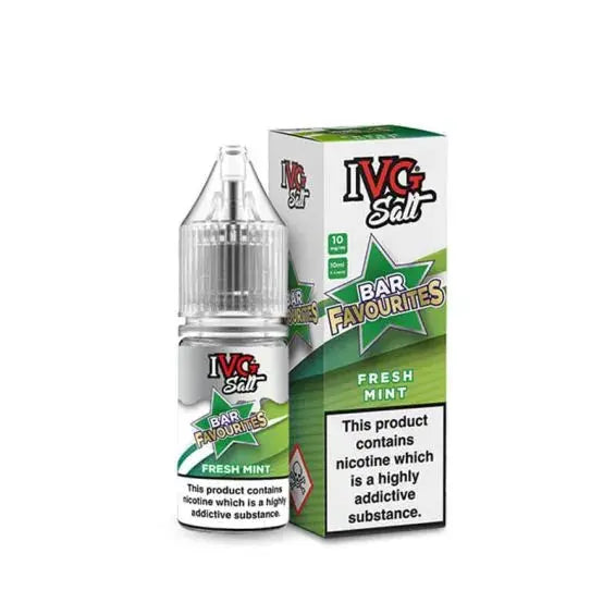 Fresh Mint Nic Salt E-Liquid by IVG Bar Salt Favourites