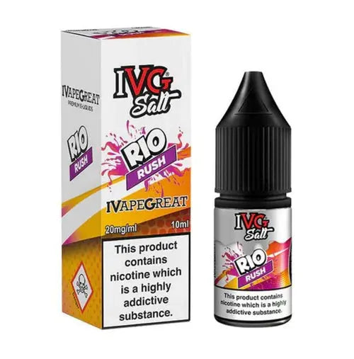 Rio Rush Nic Salt E-Liquid by IVG Drinks