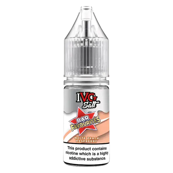 White Peach Raspberry Nic Salt E-Liquid by IVG Bar Salt Favourites