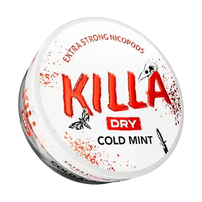 Killa Dry Cold Mint Nicotine Pouches