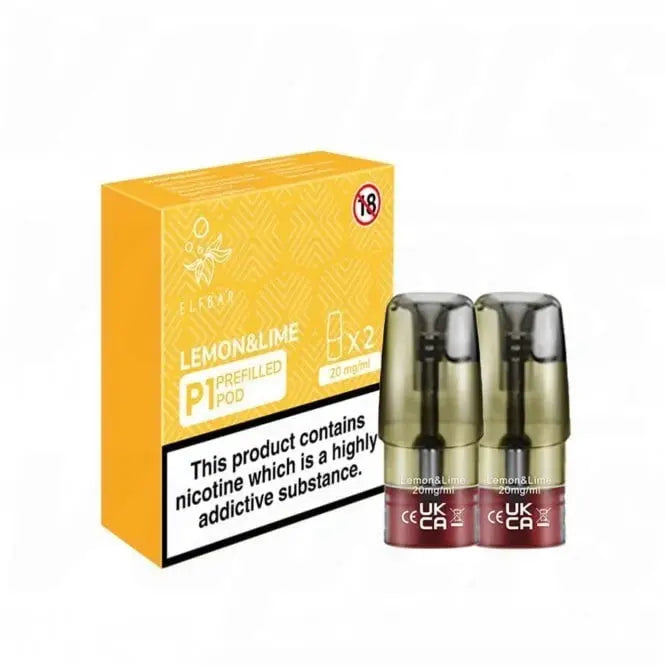 Lemon & Lime Elf Bar Mate P1 Prefilled Pod