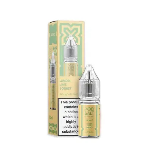 Lemon Lime Sorbet Nic Salt E-Liquid by Pod Salt Nexus