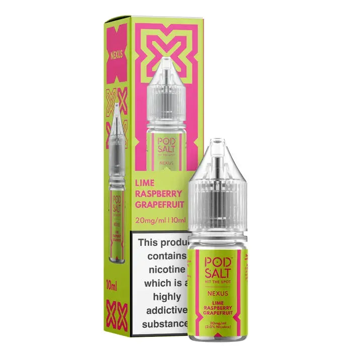 Lime Raspberry Grapefruit Nic Salt E-Liquid by Pod Salt Nexus