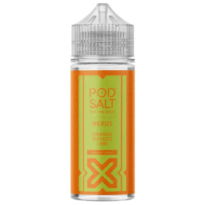 Orange Mango Lime Nic Salt E-Liquid by Pod Salt Nexus