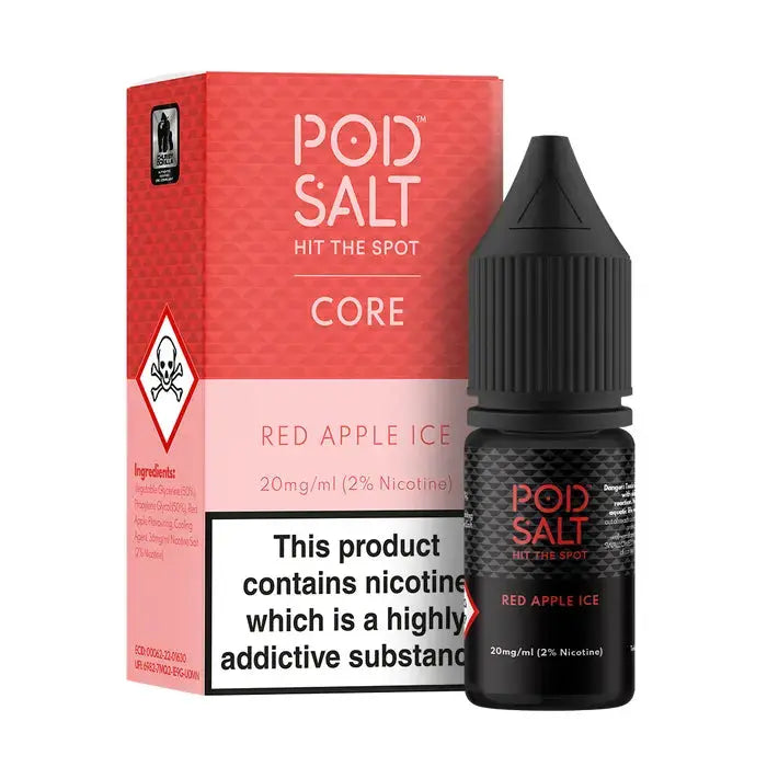 Red Apple Ice Nic Salt E-Liquid by Pod Salt