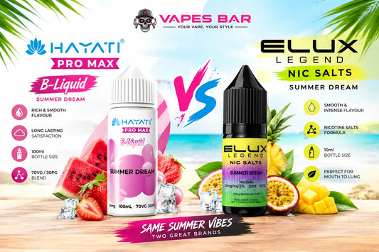 Summer Dream Vape Flavour: How Hayati and Elux Legend Compare