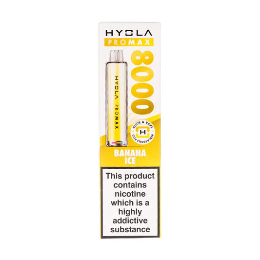Hyola Pro Max 8000 Prefilled Pod Kit Banana Ice