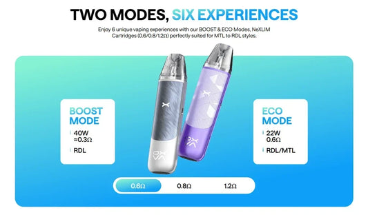 OXVA NeXlim Eco vs Boost Mode: How They Work (and Fixes If Yours Won't Switch)