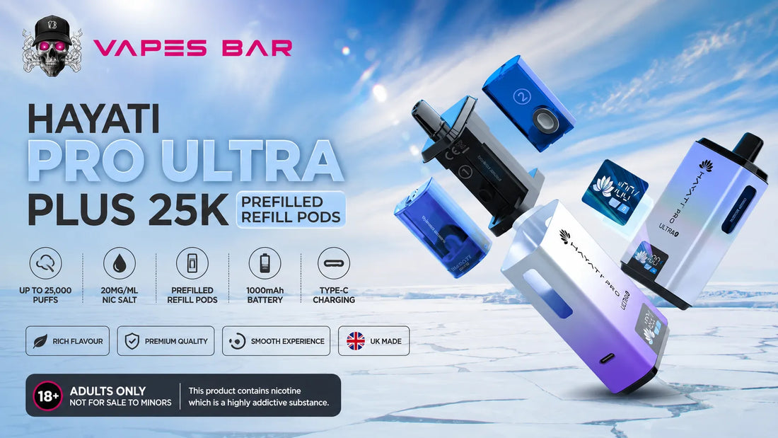 hayati pro ultra plus 25k prefilled vape kit uk guide