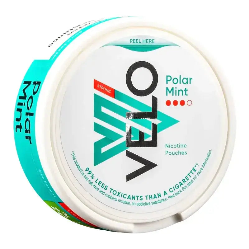 Any 3 For 18 Nicotine Pouches - Velo Polar Mint Nicotine Pouches with strong flavor and 99% less toxins.