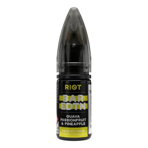 Guava Passionfruit & Pineapple Nic Salt E-Liquid by Riot Bar Edition