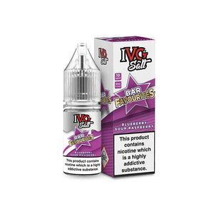 Blueberry Sour Raspberry Nic Salt E-Liquid by IVG Bar Salt Favourites
