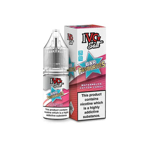 Watermelon Cotton Candy Nic Salt E-Liquid by IVG Bar Salt Favourites