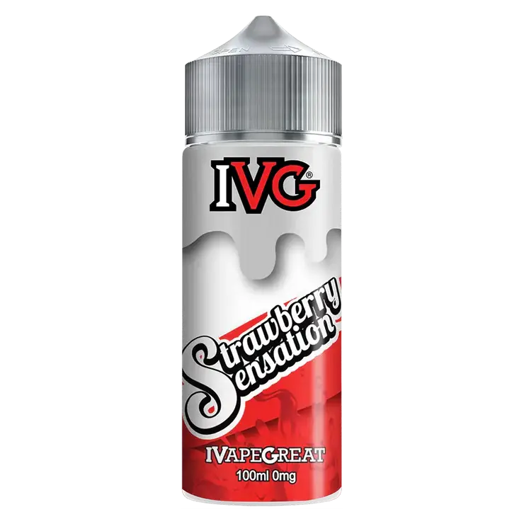 IVG Strawberry Sensation Vape Juice 100ml