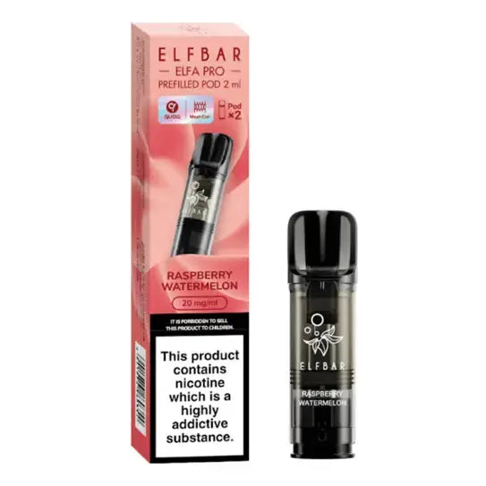 Raspberry Watermelon Elf Bar Elfa Pro Prefilled Pod
